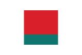 Smaller red and teal drawing on a white background.